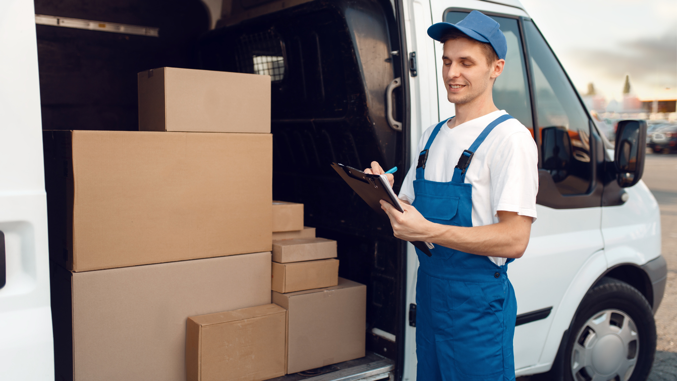 Delivery Man + Car